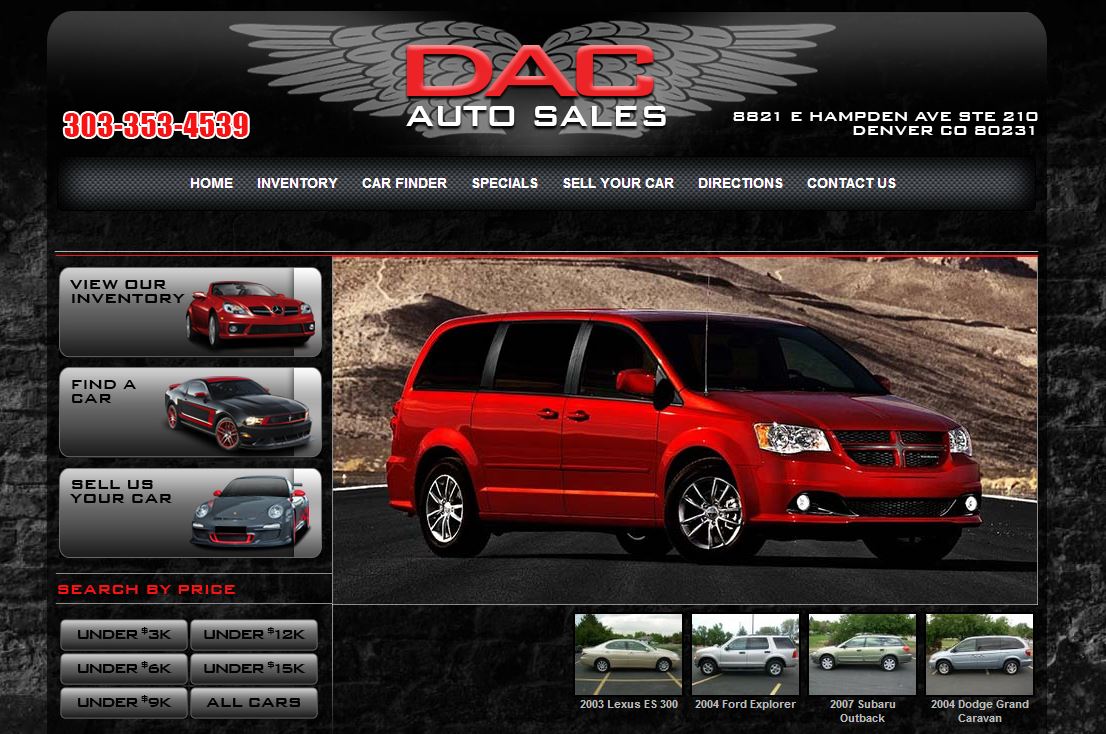 New Dealership site Built for Denver, CO DAC Auto Sales